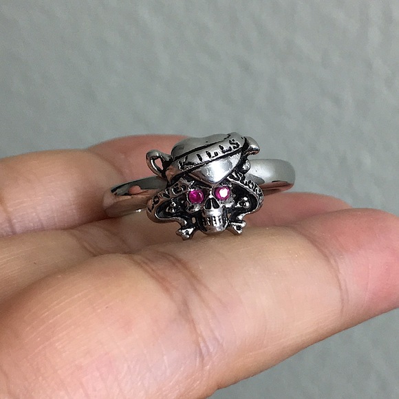 🖤Ed Hardy skull 💀 ring - Picture 4 of 15